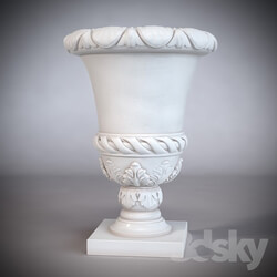 Vase - classical plaster vase 