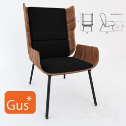 Arm chair - Gus Modern Elk Chair 
