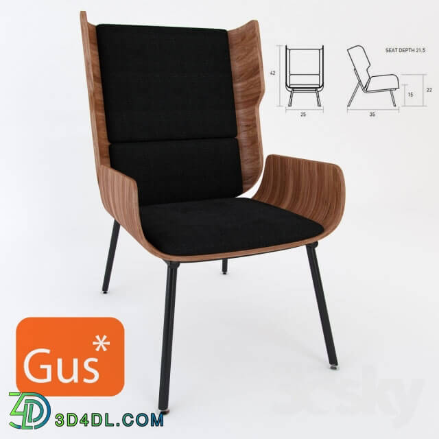 Arm chair - Gus Modern Elk Chair