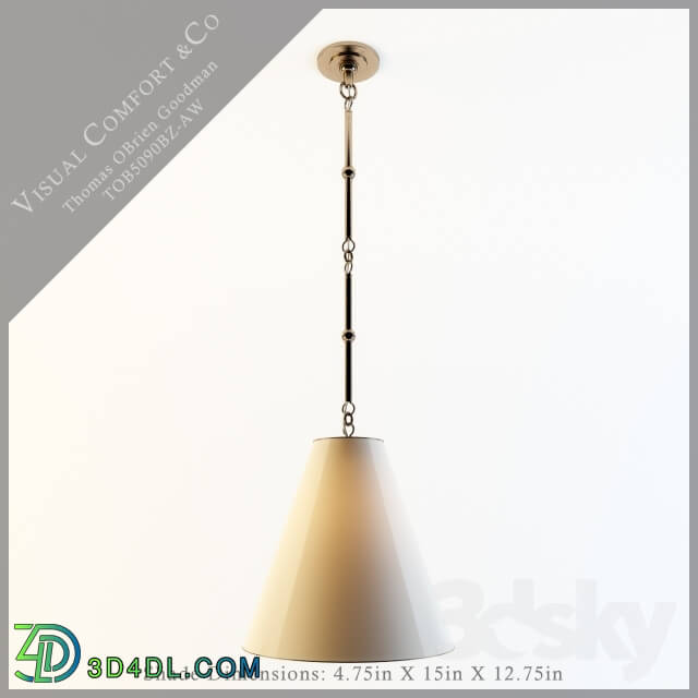 Ceiling light - Visual Comfort TOB5090BZ-AW