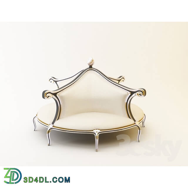 Sofa - profi Epoch style round sofa