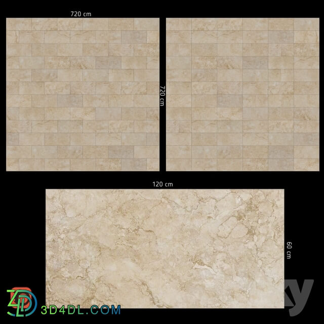 Tile - Treavertine Tile Floor _no plugin_ _ Texture