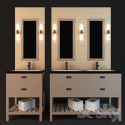 Bathroom furniture - Cabinet with sink 