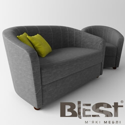 Sofa - Blest Beauty sofa and armchair 