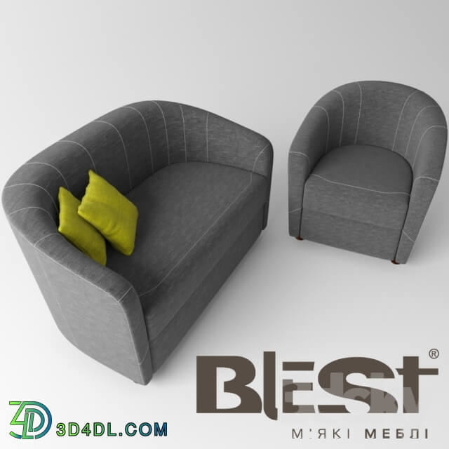 Sofa - Blest Beauty sofa and armchair