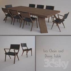 Table _ Chair - Issa chairs and dining table 