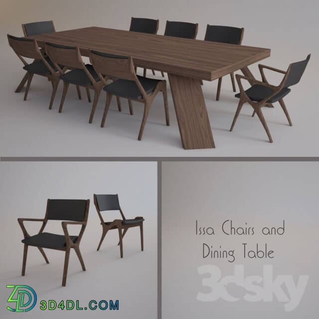 Table _ Chair - Issa chairs and dining table