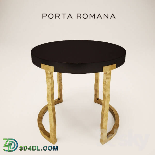 Table - Porta Romana ALBERTO OVAL DRUM TABLE