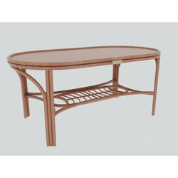 Table - rattan table 