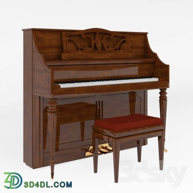 Musical instrument - W.Hoffmann piano and piano stool Discacciatisrl