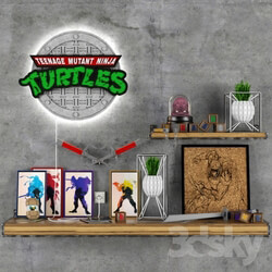 Miscellaneous - Decor Set TEENAGE MUTANT NINJA TURTLES 