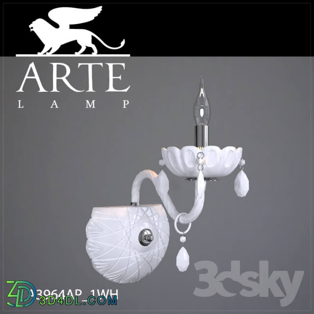 Wall light - Bra ArteLamp A3964AP-1WH