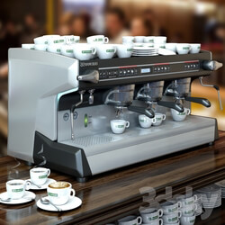 Restaurant - Professional coffee machines Rancilio_ 3 groups 
