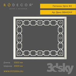 Decorative plaster - Ceiling RODECOR Erte F2 88442AR 