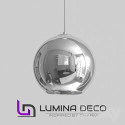 Ceiling light - _OM_ Suspended modern lamp Lumina Deco Lobos chrome LDP 107-300 _CHR_ 