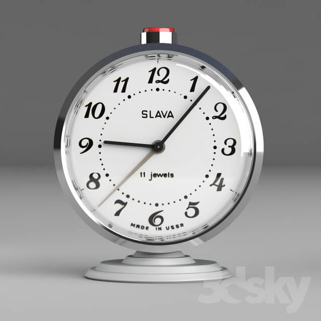 Watches _ Clocks - Alarm clock SLAVA