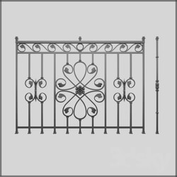 Other architectural elements - Forged fence 6 