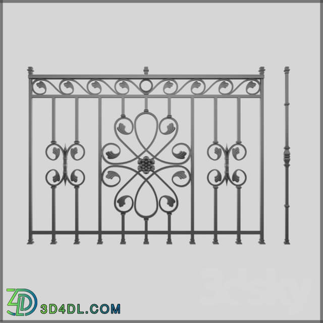 Other architectural elements - Forged fence 6