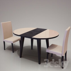 Table _ Chair - A chair and a table B211 BG Moon 95 WE BG 