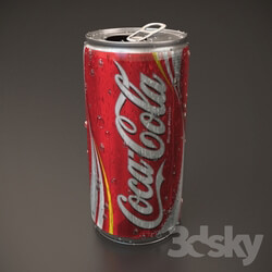 Food and drinks - Cocacola 3D model 