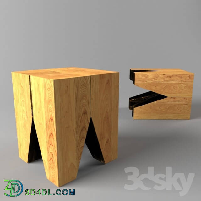 Chair - wood seat