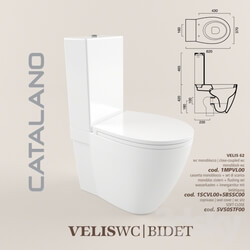 Toilet and Bidet - Catalano Velis 