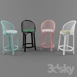 Chair - Rattan Bar stools 