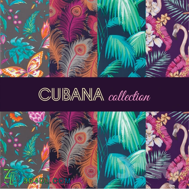 Wall covering - Wallpaper O _amp_ L_ collection CUBANA