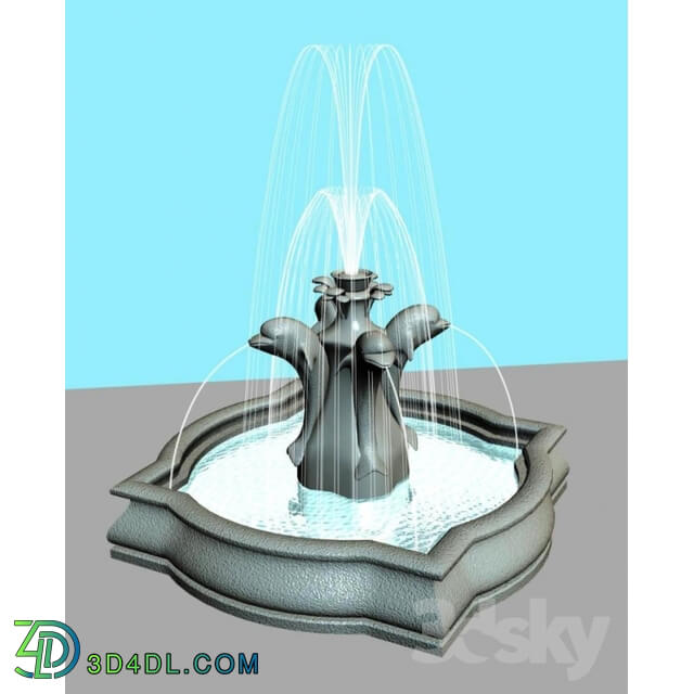 Other architectural elements - Fountain _Dolphins_ Italy