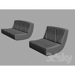 Sofa - Armchair and sofa company Bruhl. Colette Model. 