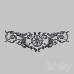 Decorative plaster - Ornament Silver B 