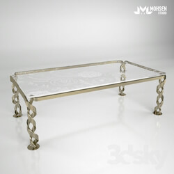 Table - Metal Table Gold 