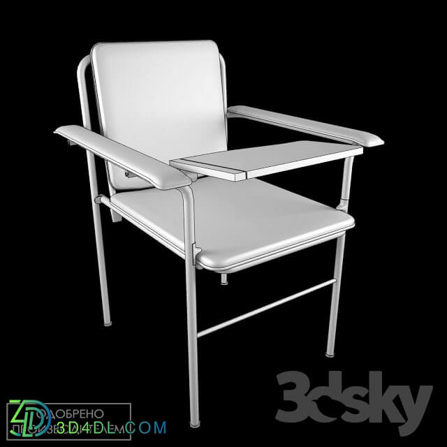 Office furniture - Poltrona Frau _ Armchair with writing board