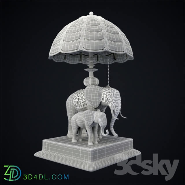 Table lamp - Lamp Elephant