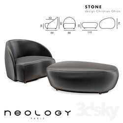 Arm chair - Neology Stone armchair 