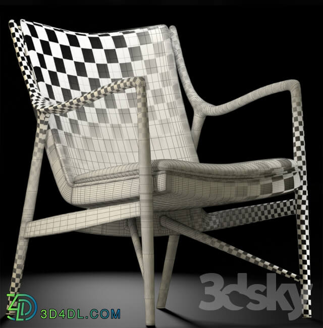 Arm chair - 45 Chair by Finn Juhl