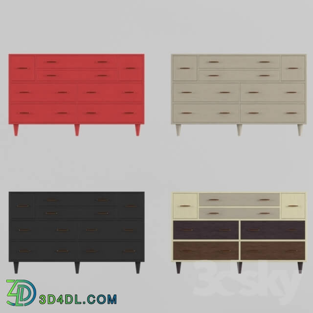 Sideboard _ Chest of drawer - wardrobe_ 8-drawer Dresser