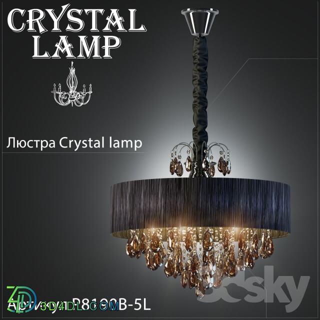 Ceiling light - Chandelier Crystal Lamp P8190B-5L
