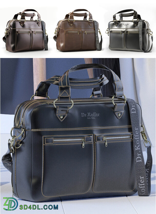 Clothes and shoes - Business Leather Bag Dr.Koffer _ suit and shoes