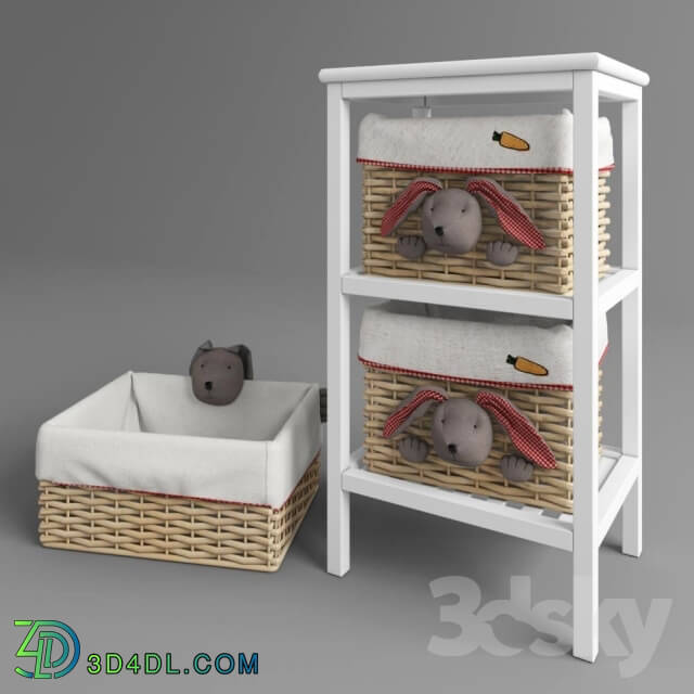 Miscellaneous - Shelves with baskets