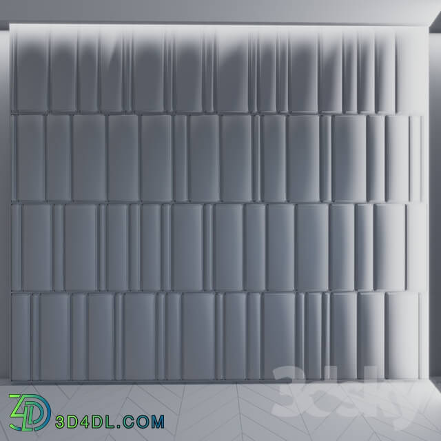 3D panel - RECTANGULAR WALL PANEL