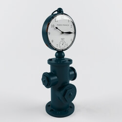 Other decorative objects - Watches _quot_Hydrant Blue_quot_ 
