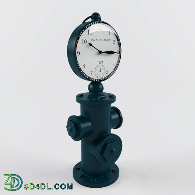 Other decorative objects - Watches _quot_Hydrant Blue_quot_