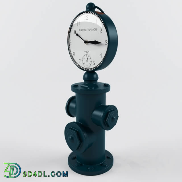 Other decorative objects - Watches _quot_Hydrant Blue_quot_