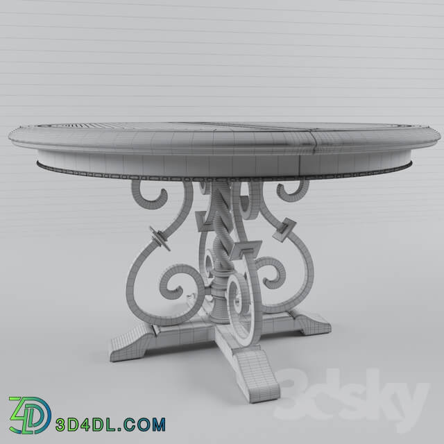 Table - table Treviso Round Dining