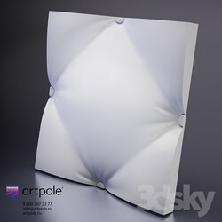 3D panel - 3d plaster panel Ampir from Artpole 