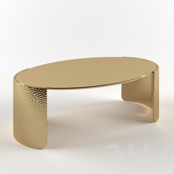 Table - CB2 Cuff Hammered Table 