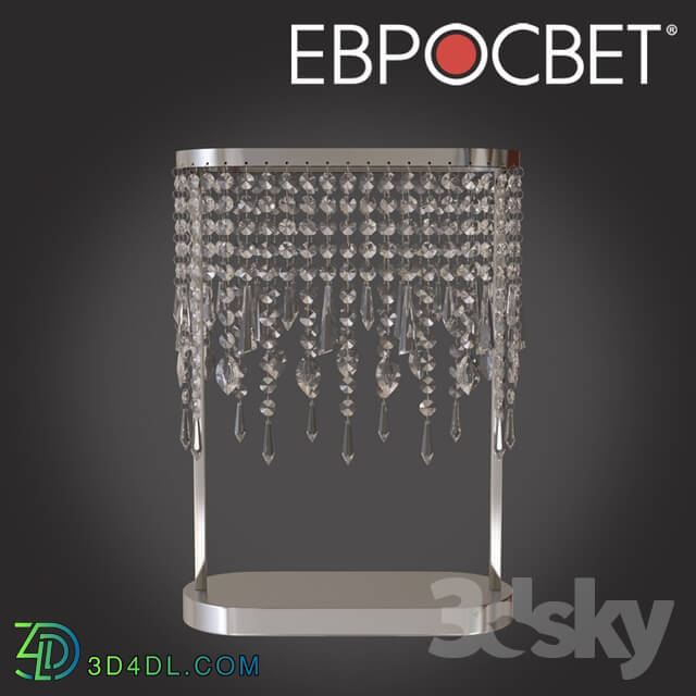 Table lamp - OM LED desk lamp with crystal Eurosvet 80413_1 Sicilia
