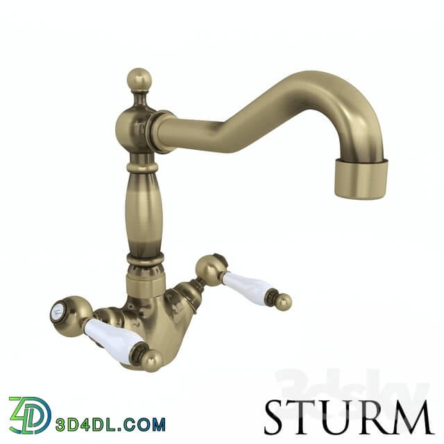 Faucet - The mixer for a sink of STURM Emilia double-lever