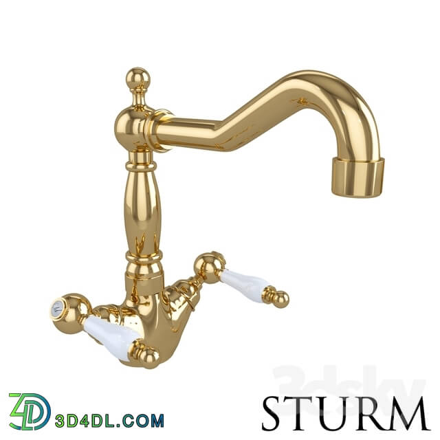 Faucet - The mixer for a sink of STURM Emilia double-lever